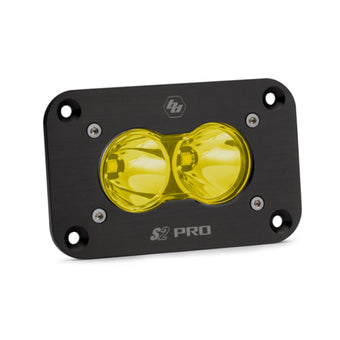 compare product Baja Designs S2 Pro Flush Mount Spot Pattern LED Work Light - Amber