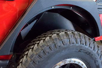 compare product DV8 Offroad 2018+ Jeep Wrangler JL Rear Inner Fenders - Black