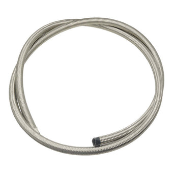 compare product DeatschWerks 8AN Stainless Steel Double Braided CPE Hose - 6ft