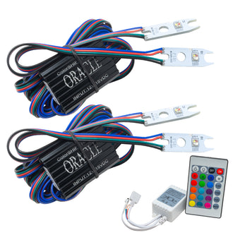 compare product Oracle 15-17 Ford F-150 Headlight DRL Upgrade Kit - ColorSHIFT w/ Simple Controller