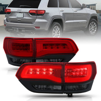 compare product ANZO 2014-2016 Jeep Grand Cherokee LED Taillights Red/Smoke