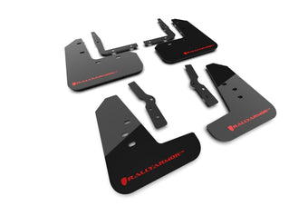 compare product Rally Armor 24-26 Ford Mustang Black UR Mud Flap w/ Red Logo