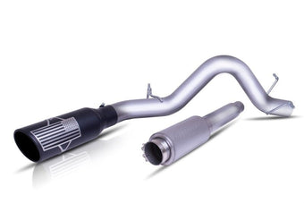 compare product Gibson 20-21 Ford F250/F350 SD Crew Cab (Long Bed) 7.3L Cat-Back Exhaust - Patriot Flag Series