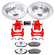 Power Stop 2012 Ford Mustang Rear Z26 Street Warrior Brake Kit w/Calipers - My Store