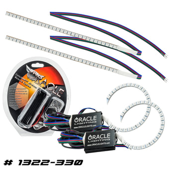 compare product Oracle 15-17 Ford Focus RS/ST DRL Upgrade w/ Halo Kit - ColorSHIFT