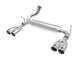 aFe Rebel Series 2.5in 409 SS Axle - Back Exhaust Polished 07 - 18 Jeep Wrangler (JK) V6 - 3.6L/3.8L - My Store