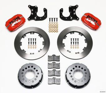 compare product Wilwood Forged Dynalite P/S Rear Kit Red Ford 8.8 w/2.5in Offset-5 Lug