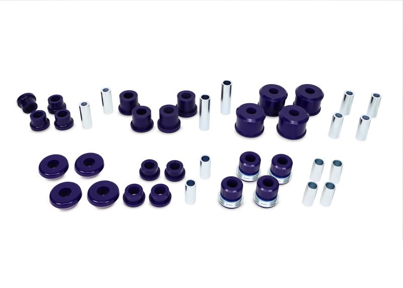 SuperPro 90 - 97 Mitsubishi Montero LS Control Arm & Trailing Arm Bushing Kit - (65mm Trailing Arm) - My Store