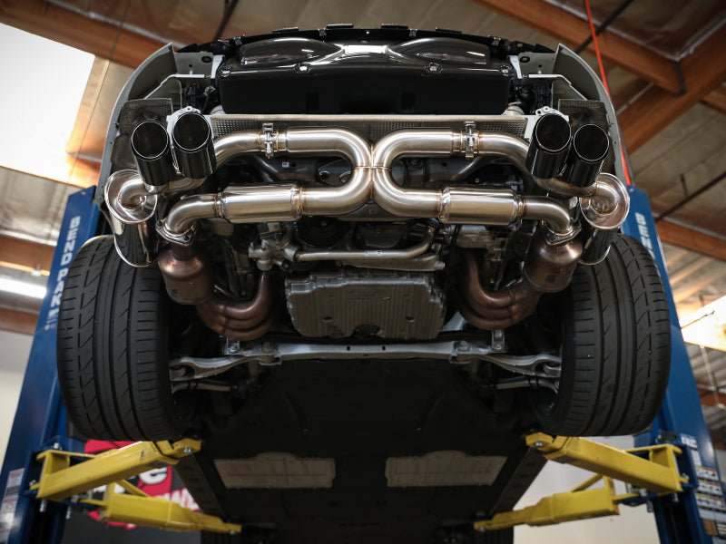 aFe MACHForce XP 12 - 16 Porsche 911 Carrera H6 - 3.8L SS - 304 Cat - Back Exhaust w/ Polished Quad Tips - My Store