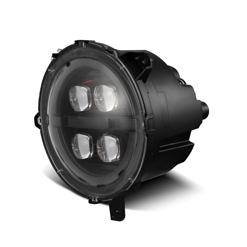 AlphaRex 18 - 23 Jeep Wrangler JL/Gladiator JT LED Proj Headlights Alpha - Blk w/ Activ Light/Seq Signal - My Store