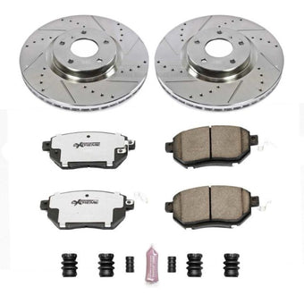 compare product Power Stop 07-08 Nissan Maxima Front Z26 Street Warrior Brake Kit