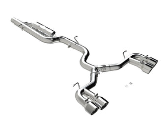 compare product MBRP 2022 Volkswagen Golf R MK8 3in Cat-Back Quad Split Rear Valve Delete Exhaust