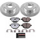 Power Stop 11 - 16 BMW 528i Rear Z26 Street Warrior Brake Kit - My Store