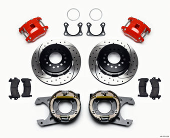 compare product Wilwood D154 P/S P-B Kit Drilled-Red Big Ford 2.36in Offset