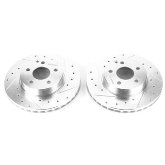 compare product Power Stop 15-16 Mercedes-Benz C250 Front Evolution Drilled & Slotted Rotors - Pair