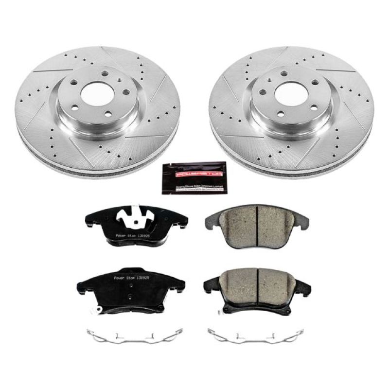 Power Stop 13 - 19 Ford Fusion Front Z23 Evolution Sport Brake Kit - My Store