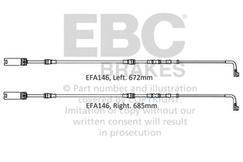compare product EBC 2008-2010 BMW M3 4.0L (E90) Front Wear Leads
