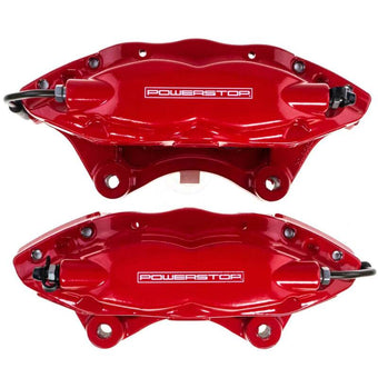 compare product Power Stop 09-15 Cadillac CTS Rear Red Caliper - Pair w/o Bracket