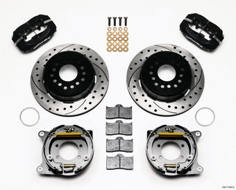 compare product Wilwood Forged Dynalite P/S Park Brake Kit Drilled Ford 8.8 w/2.5in Offset-5 Lug