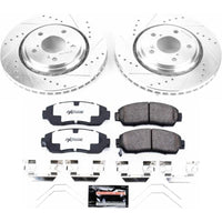 Power Stop 15 - 17 Honda Odyssey Front Z26 Street Warrior Brake Kit - My Store