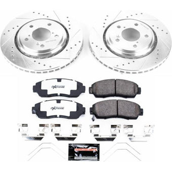 compare product Power Stop 15-17 Honda Odyssey Front Z26 Street Warrior Brake Kit