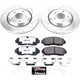 Power Stop 15 - 17 Honda Odyssey Front Z26 Street Warrior Brake Kit - My Store