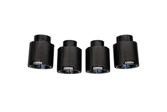 compare product Corsa 20-25 Chevrolet Corvette C8 RWD 4.5in Carbon Fiber Black PVD Tip Kit (For Corsa Exhaust Only)