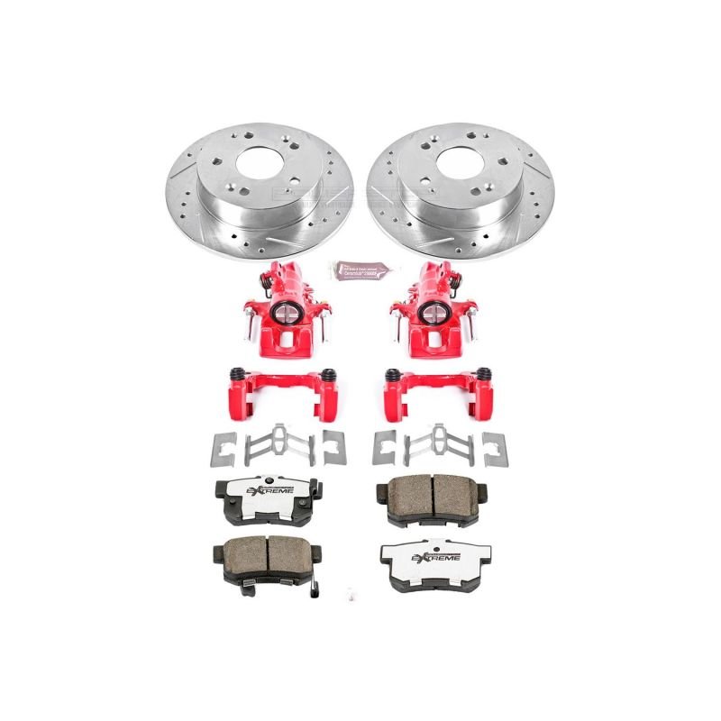 Power Stop 02 - 06 Acura RSX Rear Z26 Street Warrior Brake Kit w/Calipers - My Store