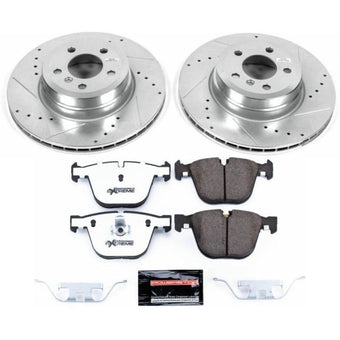 compare product Power Stop 16-18 BMW X5 Rear Z26 Street Warrior Brake Kit