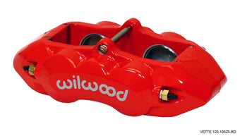compare product Wilwood Caliper-D8-4 Front Red 1.88in Pistons 1.25 Disc