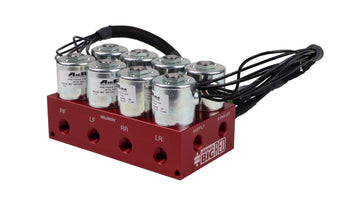 compare product Ridetech 4-Way Big Red Air valve Fittings Not Included