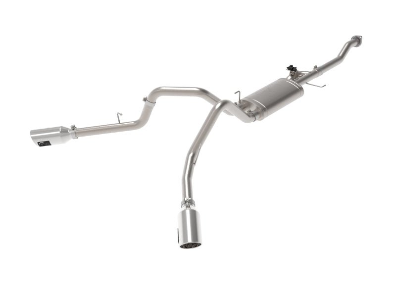 aFe Gemini XV 3in 304 SS Cat - Back Exhaust 15 - 20 Ford F - 150 V6 2.7L/3.5 w/ Polished Tips - My Store