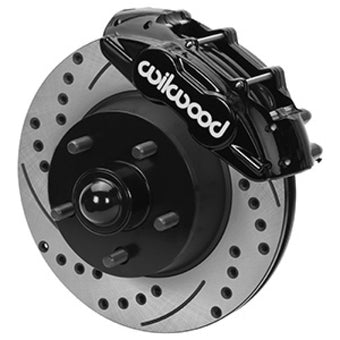 compare product Wilwood 65-67 Ford Mustang D11 11.29 in. Brake Kit w/ Flex Lines - Drilled Rotors