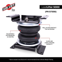 Air Lift 24 - 26 Ford Ranger 4WD LoadLifter 5000 Air Spring Kit - My Store
