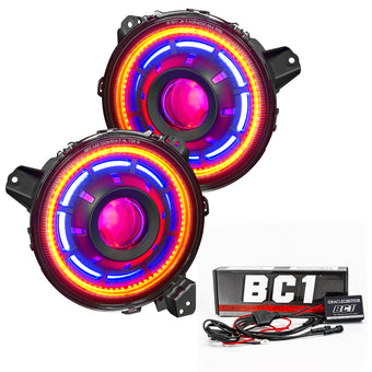 compare product Oracle Oculus Bi-LED Projector Headlights for Jeep JL/Gladiator JT - w/ BC1 Controller
