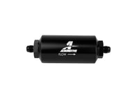 Aeromotive In - Line Filter - (AN - 6 Male) 10 Micron Microglass Element Bright Dip Black Finish - My Store