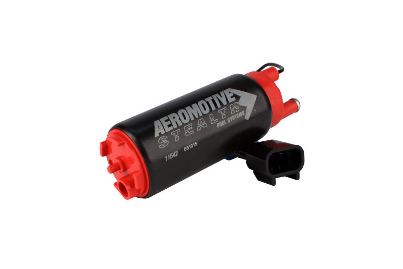 Aeromotive 340 Series Stealth In - Tank E85 Fuel Pump - Offset Inlet - Inlet Inline w/Outlet - My Store