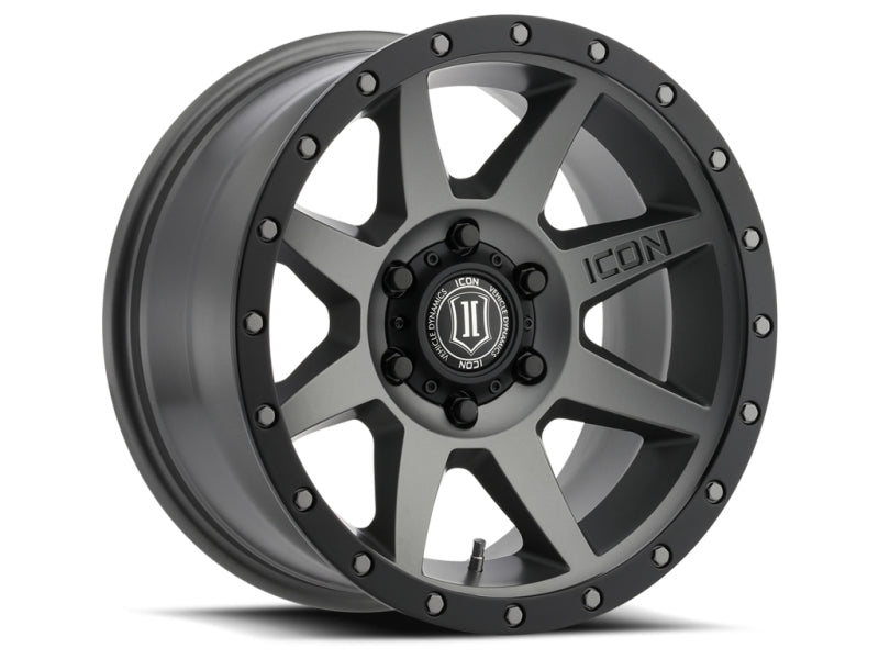 ICON Rebound 17x8.5 5x150 25mm Offset 5.75in BS 110.1mm Bore Titanium Wheel - My Store