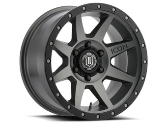 compare product ICON Rebound 17x8.5 5x150 25mm Offset 5.75in BS 110.1mm Bore Titanium Wheel
