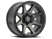 ICON Rebound 18x9 6x5.5 0mm Offset 5in BS 106.1mm Bore Titanium Wheel - My Store