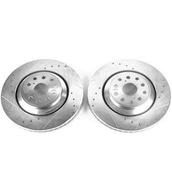 compare product Power Stop 07-17 Lexus LS460 Front Evolution Drilled & Slotted Rotors - Pair