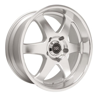 compare product Enkei ST6 17 x 8 35mm Offset 6x139.7 Bolt Pattern 78mm Bore Dia Silver Machined Wheel