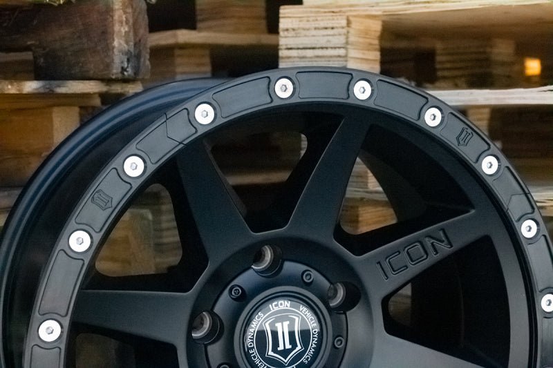 ICON 17in Compression/Alpha/Rebound Wheel Rock Ring Kit (20 Bolt) - My Store