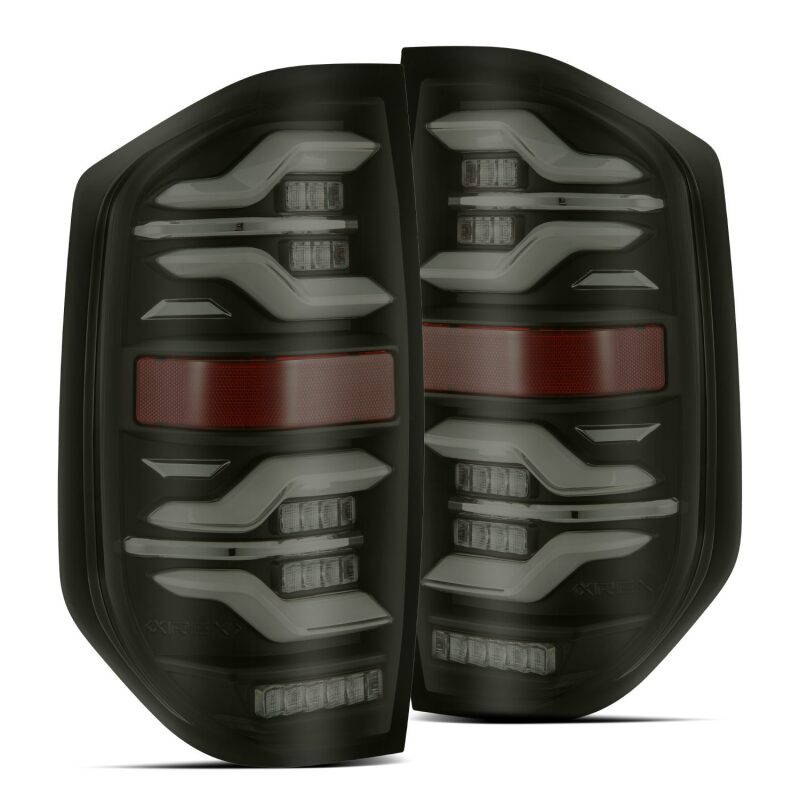 AlphaRex 14 - 21 Toyota Tundra LUXX LED Taillights Blk w/Activ Light/Seq Signal - My Store