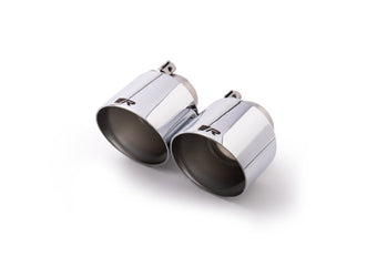 compare product Remus Stainless Steel 115mm Short Style Angled Chrome Tail Pipe Set (Pair)