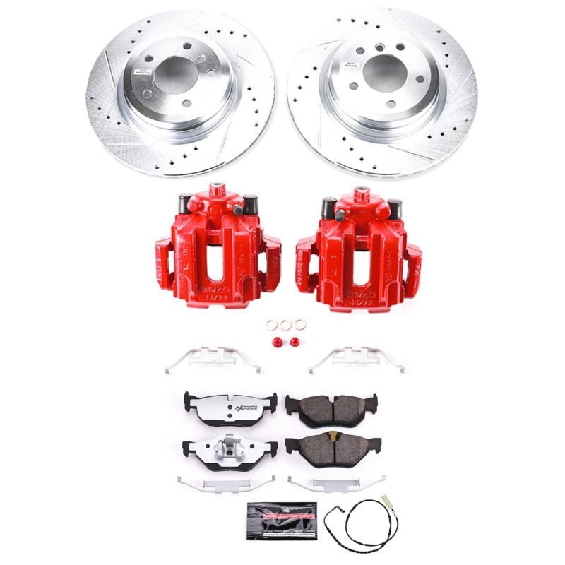 Power Stop 2006 BMW 325i Rear Z26 Street Warrior Brake Kit w/Calipers - My Store