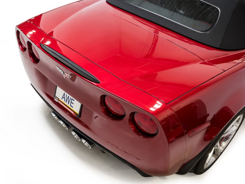 AWE Tuning 09 - 13 Chevrolet Corvette 6.2L Touring Edition Axle - Back Exhaust w/ Chrome Silver Tips - My Store