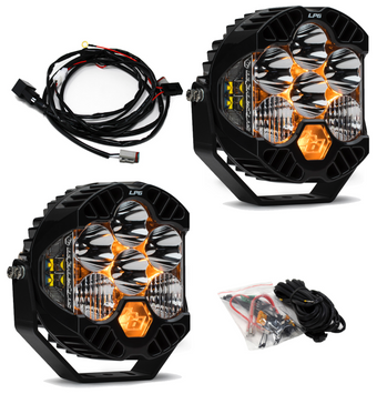 compare product Baja Designs Jeep JL/JT Rubicon Steel Bumper LED Light Kit LP6