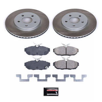 compare product Power Stop 11-14 Ford Mustang Rear Semi-Coated Rotor Kit