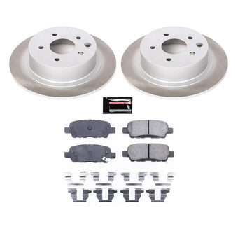 compare product Power Stop 07-18 Nissan Sentra Rear Semi-Coated Rotor Kit